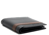 HAARLEM Men KUZE 22351 Leather Wallet Black
